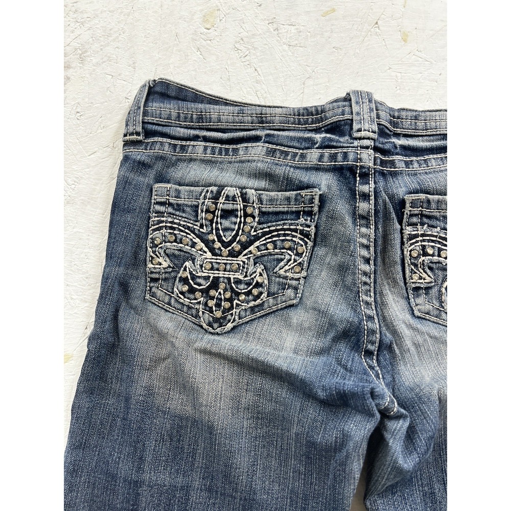Angel Premium Woman's Jeans, Size 30 Skinny Embroidered Rear Pockets /0178 - Picture 9 of 15